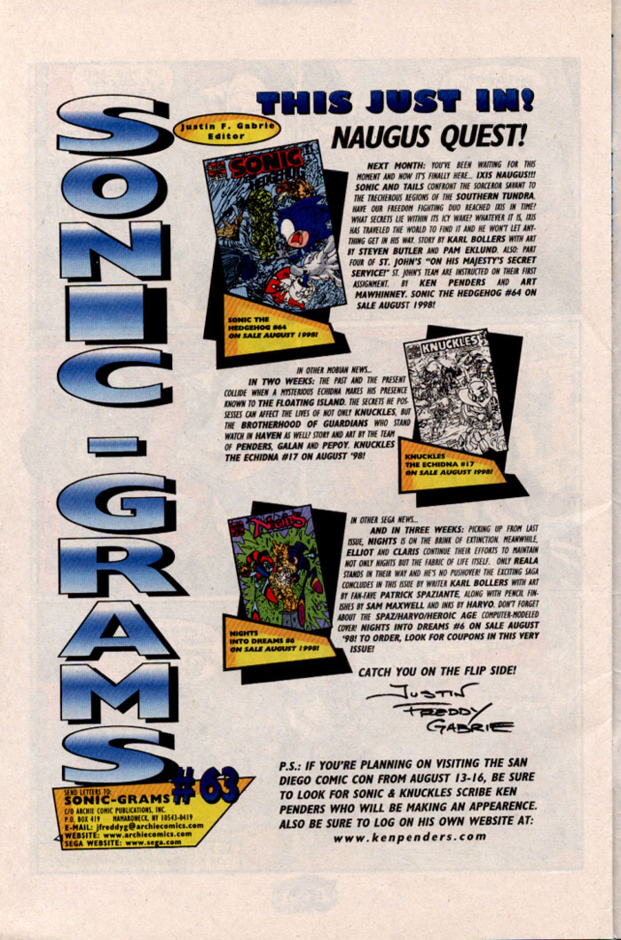 Sonic - Archie Adventure Series October 1998 Page 27